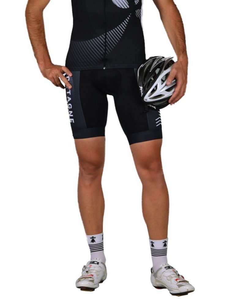 Cuissard Cycliste Vintage Tricot Du Rocher - Homme Taille M - Noir - Fabriqué En France