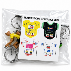 Pochettes 4 coureurs Leaders tour de france 2026